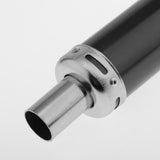 Maxbell 28mm Universal Anodized Aluminum Motorcycle Exhaust Muffler Right Side Black - Aladdin Shoppers