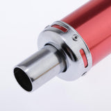 Maxbell 28mm Universal Anodized Aluminum Motorcycle Exhaust Muffler Right Side red - Aladdin Shoppers