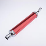 Maxbell 28mm Universal Anodized Aluminum Motorcycle Exhaust Muffler Right Side red - Aladdin Shoppers
