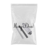Maxbell 28mm Universal Anodized Aluminum Motorcycle Exhaust Muffler Side Silver - Aladdin Shoppers