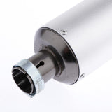 Maxbell 28mm Universal Anodized Aluminum Motorcycle Exhaust Muffler Side Silver - Aladdin Shoppers