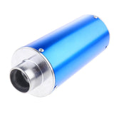 Maxbell 28mm Universal Motorcycle Exhaust Tube Silencer Muffler for 50-150CC Blue - Aladdin Shoppers