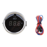 Maxbell 2inch 52mm Marine Red Digital LED Electronic 8-32V Volt Meters Gauge - Aladdin Shoppers