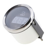 Maxbell 2inch 52mm Marine Red Digital LED Electronic 8-32V Volt Meters Gauge - Aladdin Shoppers