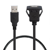 Maxbell 2m/6.7ft USB Panel Flush Mount Car Mount Extension Cable USB 2.0 Single Port - Aladdin Shoppers