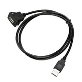 Maxbell 2m/6.7ft USB Panel Flush Mount Car Mount Extension Cable USB 2.0 Single Port - Aladdin Shoppers