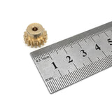 Maxbell 2pcs Brass Motor Gears 17T Golden Pinion Cogs for WLtoys 12428 12423 12628 - Aladdin Shoppers