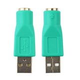 Maxbell 2Pcs PS/2 Female to USB Male Converter Adapter Adaptor For Mouse & Keyboard - Aladdin Shoppers