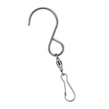 Maxbell 2Pcs Spinning Swivel Clips Hanging S Hooks Wind Spinner Rotate Spiral Hangers - Aladdin Shoppers