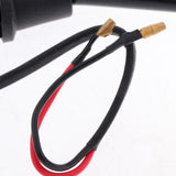 Maxbell 2pcs Universal 10mm Motorcycle Rear View Side Mirrors LED Turn Signal Black - Aladdin Shoppers