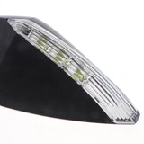 Maxbell 2pcs Universal 10mm Motorcycle Rear View Side Mirrors LED Turn Signal Black - Aladdin Shoppers