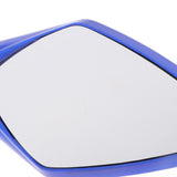 Maxbell 2pcs Universal 10mm Motorcycle Rear View Side Mirrors LED Turn Signal Blue - Aladdin Shoppers