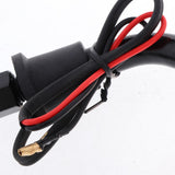 Maxbell 2pcs Universal 10mm Motorcycle Rear View Side Mirrors LED Turn Signal Red - Aladdin Shoppers