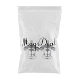 Maxbell 2PCS Universal Frame Stand Screw Swing Arm Spools Slider 6mm Silver - Aladdin Shoppers