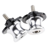 Maxbell 2PCS Universal Frame Stand Screw Swing Arm Spools Slider 6mm Silver - Aladdin Shoppers