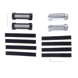 Maxbell 2pcs Universal Motorcycle Turning Signal Lamp Daytime Running Light Black - Aladdin Shoppers