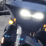 Maxbell 2pcs Universal Motorcycle Turning Signal Lamp Daytime Running Light Black - Aladdin Shoppers