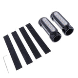 Maxbell 2pcs Universal Motorcycle Turning Signal Lamp Daytime Running Light Black - Aladdin Shoppers