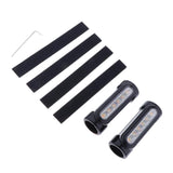 Maxbell 2pcs Universal Motorcycle Turning Signal Lamp Daytime Running Light Black - Aladdin Shoppers