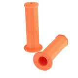 Maxbell 2x 7/8"22mm Handle bar Hand grip Motorcycle skid resistance Cafe racer Orange - Aladdin Shoppers
