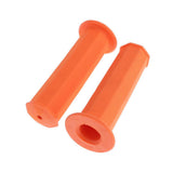 Maxbell 2x 7/8"22mm Handle bar Hand grip Motorcycle skid resistance Cafe racer Orange - Aladdin Shoppers