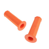 Maxbell 2x 7/8"22mm Handle bar Hand grip Motorcycle skid resistance Cafe racer Orange - Aladdin Shoppers