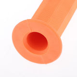 Maxbell 2x 7/8"22mm Handle bar Hand grip Motorcycle skid resistance Cafe racer Orange - Aladdin Shoppers