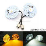 Maxbell 2X Amber Dual LED1157 Turn Signal for Harley Daytime Running Light Red - Aladdin Shoppers