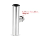 Maxbell 2x Boat 316 Stain Steel Fishing Rod Holder Clamp-on 19mm to 32mm Rail Kayak - Aladdin Shoppers