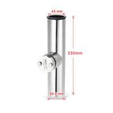 Maxbell 2x Boat 316 Stain Steel Fishing Rod Holder Clamp-on 19mm to 32mm Rail Kayak - Aladdin Shoppers