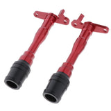 Maxbell 2x Frame Slider Falling Crash Protector fit for Yamaha R15 V3 Motorcycle Red - Aladdin Shoppers