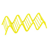 Maxbell 3~4 Slot Wave Shape Taco Holder Stainless Steel Mexican Display Rack Yellow - Aladdin Shoppers