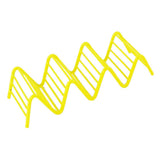 Maxbell 3~4 Slot Wave Shape Taco Holder Stainless Steel Mexican Display Rack Yellow - Aladdin Shoppers
