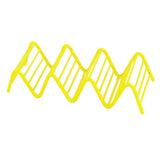 Maxbell 3~4 Slot Wave Shape Taco Holder Stainless Steel Mexican Display Rack Yellow - Aladdin Shoppers