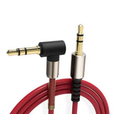 Maxbell 3.5mm AUX AUXILIARY CORD Male to Male Stereo Audio Cable for PC MP3 red - Aladdin Shoppers