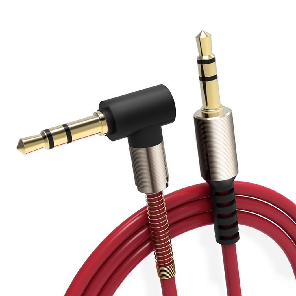 Maxbell 3.5mm AUX AUXILIARY CORD Male to Male Stereo Audio Cable for PC MP3 red - Aladdin Shoppers