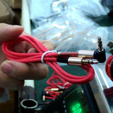 Maxbell 3.5mm AUX AUXILIARY CORD Male to Male Stereo Audio Cable for PC MP3 red - Aladdin Shoppers