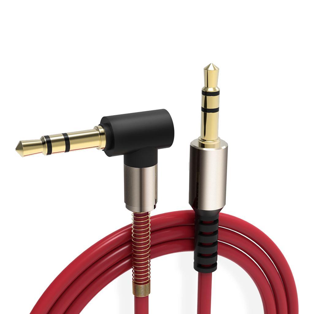 Maxbell 3.5mm AUX AUXILIARY CORD Male to Male Stereo Audio Cable for PC MP3 red - Aladdin Shoppers