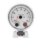 Maxbell 3.75 Inch 95mm White Face Car Tachometer Tacho Gauge w/ Shift Light 0-8000RPM