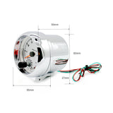 Maxbell 3.75 Inch 95mm White Face Car Tachometer Tacho Gauge w/ Shift Light 0-8000RPM - Aladdin Shoppers