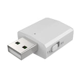 Maxbell 3-in-1 Bluetooth 5.0 USB Bluetooth Adapter Audio Receiver Transmitter White - Aladdin Shoppers