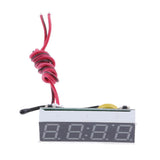 Maxbell 3 in 1 Car Auto Digital LED Time Voltmeter Thermometer Clock Module Blue - Aladdin Shoppers