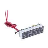 Maxbell 3 in 1 Car Auto Digital LED Time Voltmeter Thermometer Clock Module Blue - Aladdin Shoppers