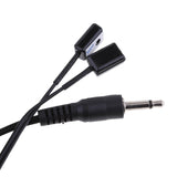Maxbell 3 Meter IR Blaster Emitter Cable 3.5mm Male to 2 Transmitter Extension Cable - Aladdin Shoppers