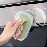 Maxbell 3 Pcs Kitchen Sink Scrub Pad Sponge Foam w/ Handle Bathroom Bathtub Cleaning - Aladdin Shoppers