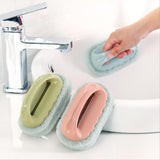 Maxbell 3 Pcs Kitchen Sink Scrub Pad Sponge Foam w/ Handle Bathroom Bathtub Cleaning - Aladdin Shoppers