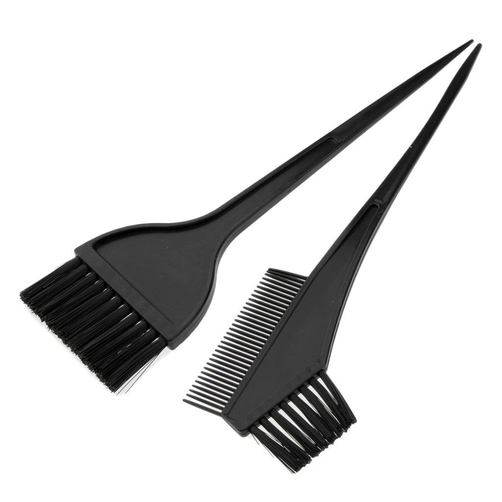 Maxbell 3 Pcs Plastic Salon Hair Coloring Dyeing Kit Color Dye Brush Comb Mixing Bowl Tint Bleach - Aladdin Shoppers
