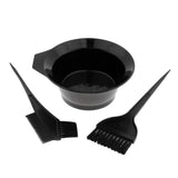 Maxbell 3 Pcs Plastic Salon Hair Coloring Dyeing Kit Color Dye Brush Comb Mixing Bowl Tint Bleach - Aladdin Shoppers