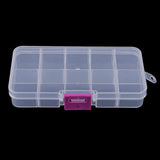 Maxbell 3 PCS Rectangle 10 Grids Plastic Storage Box Round Jewelry Bead Storage Plastic Box Container Craft Organizer - Aladdin Shoppers