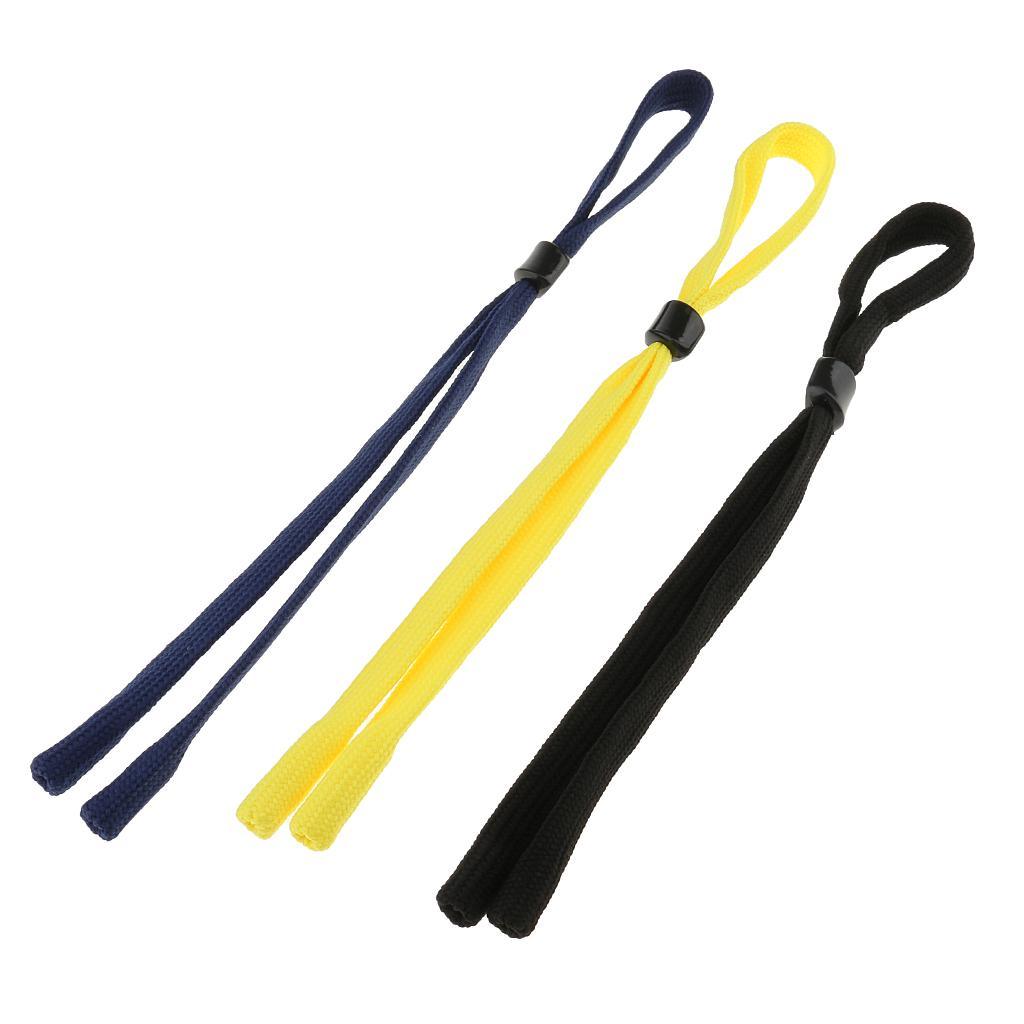Maxbell 3 Pieces Anti Slip Sports Eyeglass Sun Eye Glasses Holder Strap Sunglass Chain Band 3 Colors 60cm Long - Aladdin Shoppers